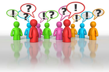 graphic of discussion group